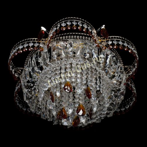 Люстра Камея №1 - 3 лампы чайная в Кирове Гусь Хрустальный