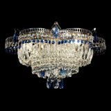 Люстра Камея №1 - 3 лампы синяя в Кирове