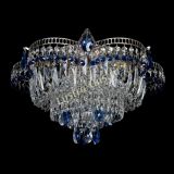 Люстра Камея №1 - 3 лампы синяя в Кирове