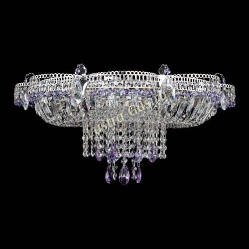 Люстра Камея №1 фиолетовая в Кирове Гусь Хрустальный