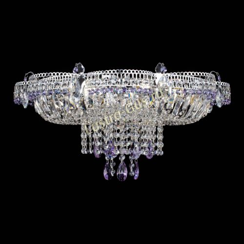 Люстра Камея №1 фиолетовая в Кирове Гусь Хрустальный