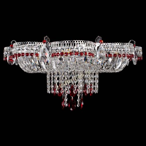 Люстра Камея №1 красная в Кирове Гусь Хрустальный