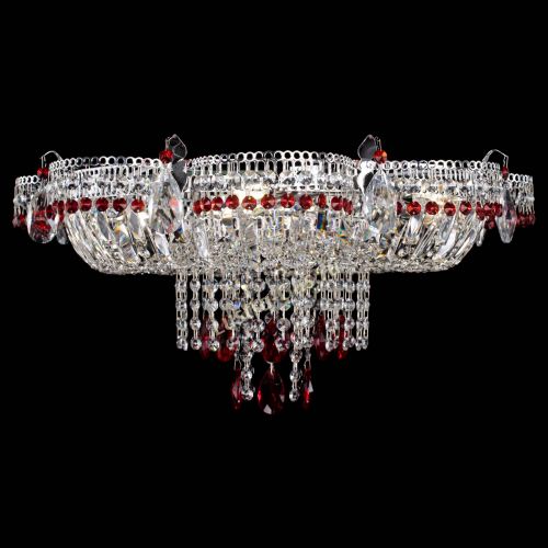Люстра Камея №1 красная в Кирове Гусь Хрустальный