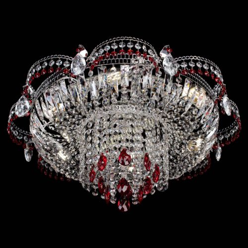 Люстра Камея №1 красная в Кирове Гусь Хрустальный