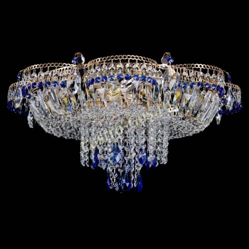Люстра Камея №1 синяя в Кирове Гусь Хрустальный