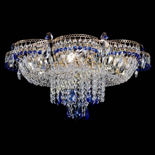 Люстра Камея №1 синяя в Кирове Гусь Хрустальный