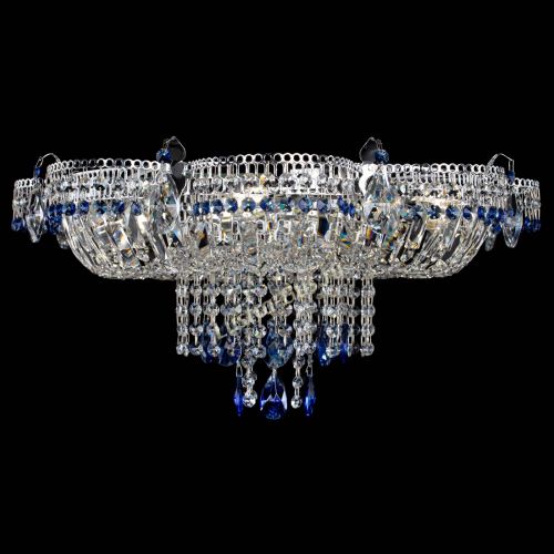Люстра Камея №1 синяя в Кирове Гусь Хрустальный