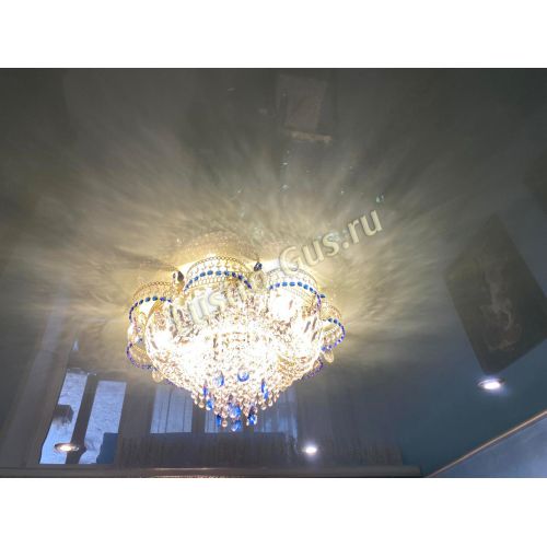 Люстра Камея №1 синяя в Кирове Гусь Хрустальный