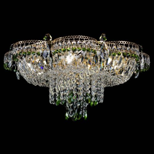 Люстра Камея №1 зеленая в Кирове Гусь Хрустальный