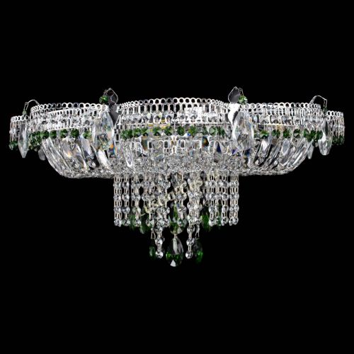Люстра Камея №1 зеленая в Кирове Гусь Хрустальный