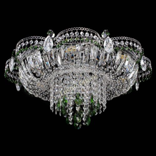 Люстра Камея №1 зеленая в Кирове Гусь Хрустальный
