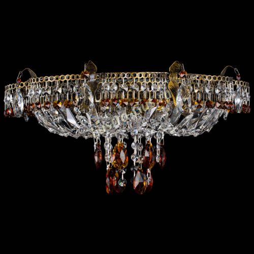 Люстра Камея №4 под бронзу чайная в Кирове Гусь Хрустальный