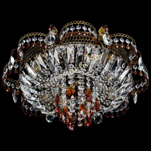 Люстра Камея №4 под бронзу чайная в Кирове Гусь Хрустальный