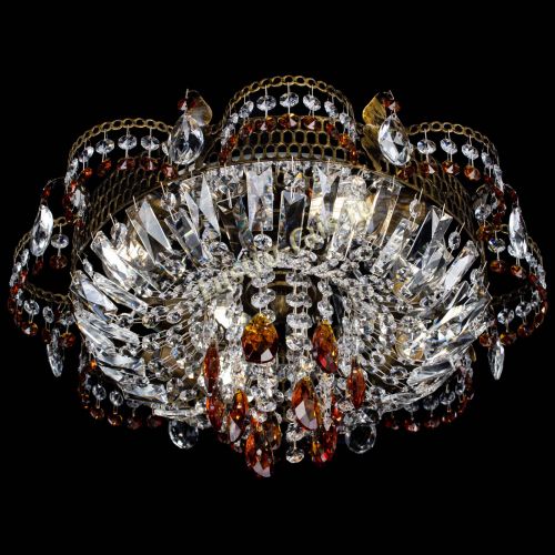 Люстра Камея №4 под бронзу чайная в Кирове Гусь Хрустальный