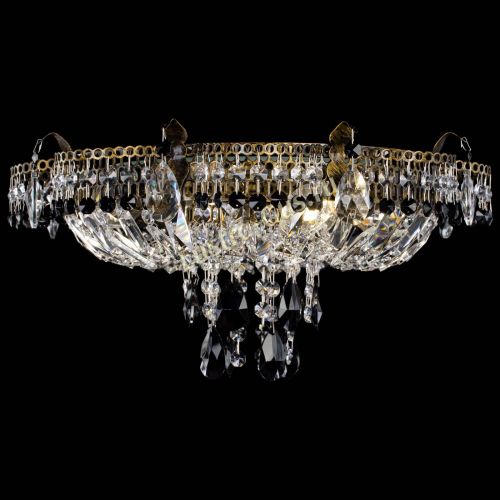 Люстра Камея №4 под бронзу черная в Кирове Гусь Хрустальный