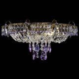 Люстра Камея №4 под бронзу фиолетовая в Кирове