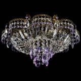 Люстра Камея №4 под бронзу фиолетовая в Кирове