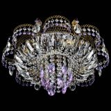 Люстра Камея №4 под бронзу фиолетовая в Кирове