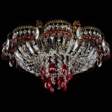 Люстра Камея №4 под бронзу красная в Кирове