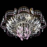 Люстра Камея №4 под бронзу розовая в Кирове