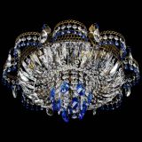 Люстра Камея №4 под бронзу синяя в Кирове