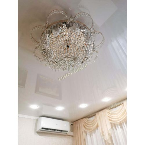 Люстра Камея №8 под бронзу в Кирове Гусь Хрустальный