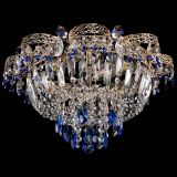 Люстра Камея Флора №4 синяя в Кирове