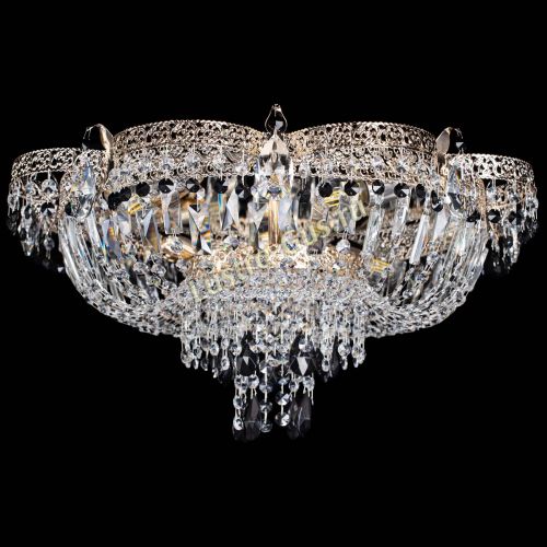 Люстра Камея Флора Журавлик №6 черная в Кирове Гусь Хрустальный