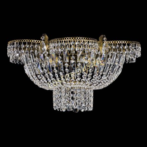 Люстра Камея №1 под бронзу прямая в Кирове Гусь Хрустальный