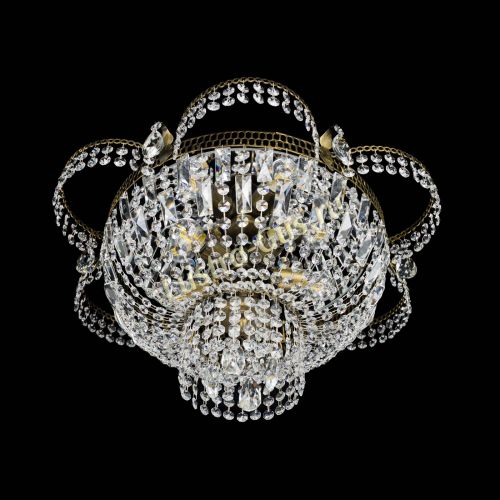 Люстра Камея №1 под бронзу прямая в Кирове Гусь Хрустальный