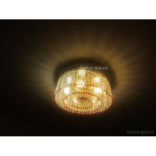 Люстра Капель обтикон 5 ламп в Кирове Гусь Хрустальный