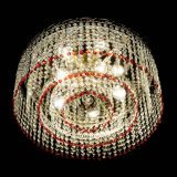 Люстра Капель оптикон №2 красная в Кирове