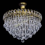 Люстра Капель Пирамида Шар 30 с подвесом под бронзу в Кирове