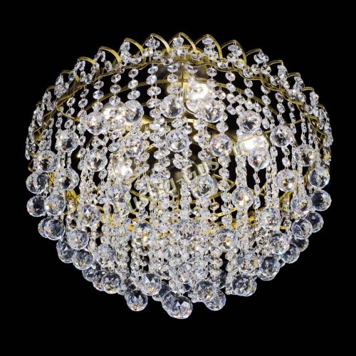 Люстра Капель Пирамида Шар 30 с подвесом под бронзу в Кирове Гусь Хрустальный