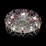 Люстра Каскад Ажур 700 мм красный в Кирове