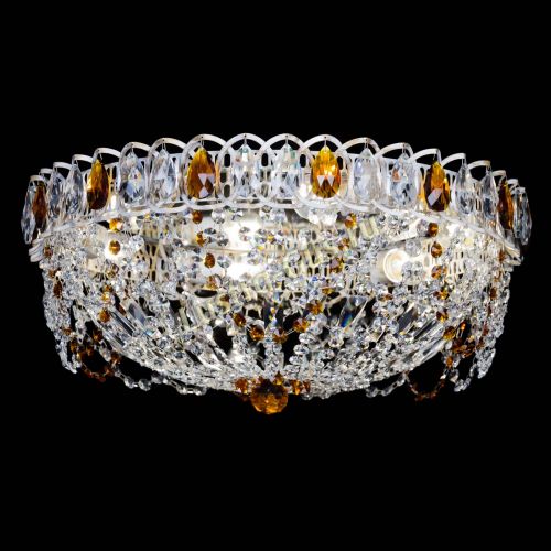 Люстра Каскад Ажур Чайная белая в Кирове Гусь Хрустальный