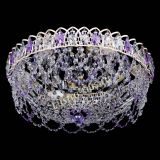 Люстра Каскад Ажур Фиолетовая белая в Кирове