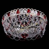 Люстра Каскад Ажур Красная белая в Кирове