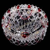 Люстра Каскад Ажур Красная белая в Кирове