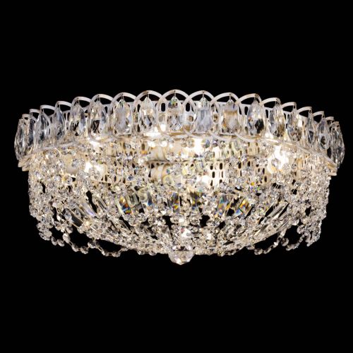 Люстра Каскад Ажур белая в Кирове Гусь Хрустальный