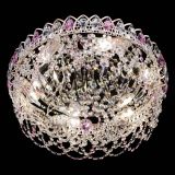 Люстра Каскад Ажур Розовая белая в Кирове