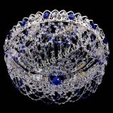 Люстра Каскад Ажур Синяя белая в Кирове