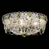 Люстра Каскад Ажур Зеленая белая в Кирове