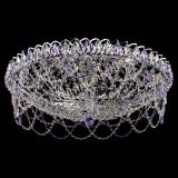 Люстра Каскад Ажур 700 мм фиолетовый в Кирове