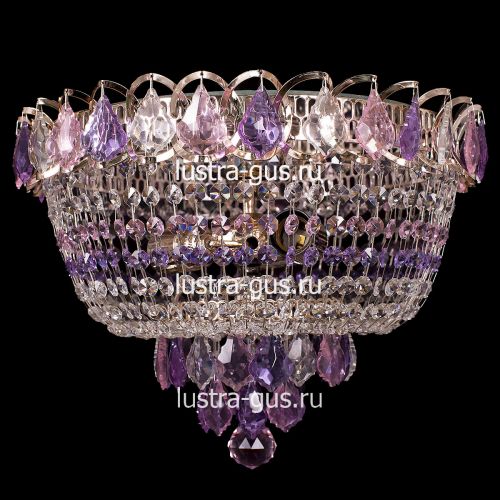 Люстра Катерина дубик цветная в Кирове Гусь Хрустальный