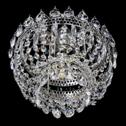 Люстра Катерина Корона журавлик - 1 лампа  в Кирове Гусь Хрустальный