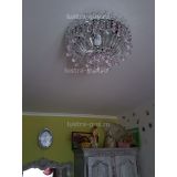 Люстра Катерина шар розовая в Кирове