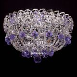 Люстра Катерина шар сиреневая в Кирове