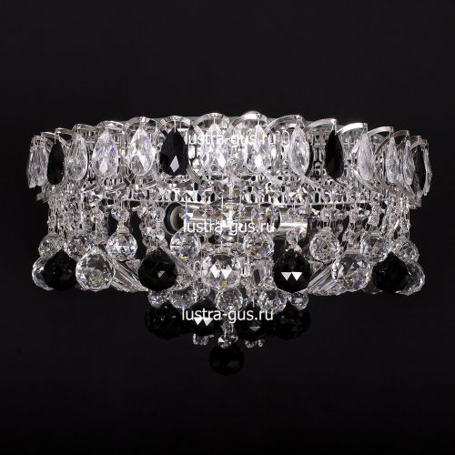 Люстра Катерина шар черная в Кирове Гусь Хрустальный