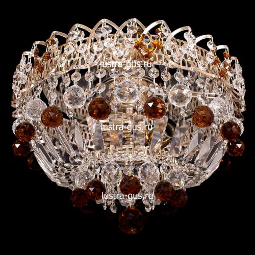 Люстра Катерина Шар чайная в Кирове Гусь Хрустальный